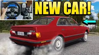 Driving EDM 500LX Went BAD! - My Summer Car Mods W/ Logitech G27 + Wheel Cam #47