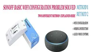 Sonoff basic 2 wifi smart switch installation, wiring details and alexa skill voice control setup