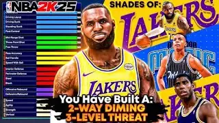 The Best All Around Build in NBA 2K25 Best 2 Way Diming 3 Level Threat Does Everything