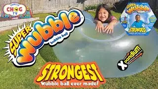 SUPER WUBBLE BUBBLE BALL Family Playtime Outside with GIANT BALL | DIY WORLD'S LARGEST BALLOON