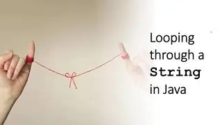 Looping through Strings in Java