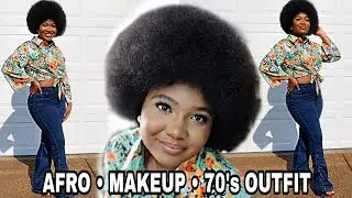 70's Get Ready With Me→CHIT CHAT: BEING 29, FEARS, REGRETS?! AFRO + MAKEUP + 70'S INSPIRED OUTFIT!