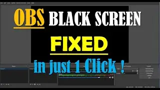 How to Fix OBS Black Screen - OBS Black Screen Fix Windows 10