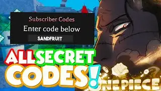 ALL NEW SECRET *SAND FRUIT* UPDATE CODES In A ONE PIECE GAME CODES | ROBLOX A One Piece Game Codes!