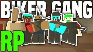 BIKER GANG RP! - Massive Bank Heist And Cop Chase! - Unturned 3.29