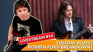 Robben Ford Rugged Road Blues Guitar Solo Breakdown - Live Stream #14