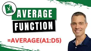 Excel AVERAGE Function | Explained for BEGINNERS