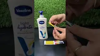 VASELINE - light hydrate lotion/ PH TEST GOOD OR BAD #phtest #beauty #ytshorts #skincare #shorts