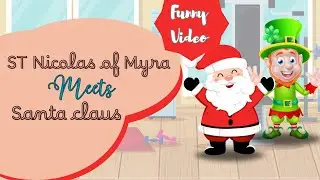 St Nicolas of Myra meets Santa Claus | Funny Cartoon | The Learning Method