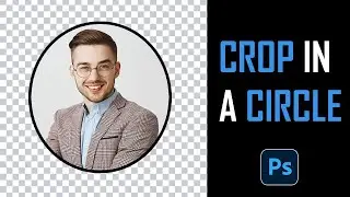 How To Crop In a Circle In Photoshop l Photoshop Tutorial #photoshop #shorts