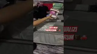 Tatil valizi hazırlıyorum🥰 