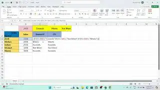 Excel Made Easy: Using IFS Instead of Nested IFs - नया - Formula IFS, #ExcelTips #IFSvNestedIFs