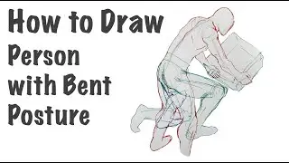 How to Draw a Person with Bent Posture