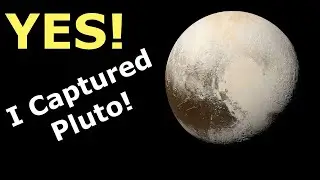 I CAPTURED a Picture of Pluto! 