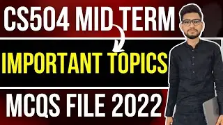 CS504 Midterm Preparation 2022 | CS504 Midterm Short Notes 2022 | CS504 MidTerm 2022 | ZA Academy