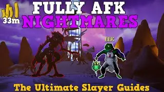 Fully AFK Nightmare Creatures - 820 kph | Runescape 3 Slayer Guide