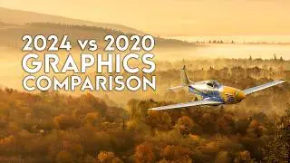 Graphics COMPARISON of Microsoft Flight Simulator 2024 vs MSFS2020