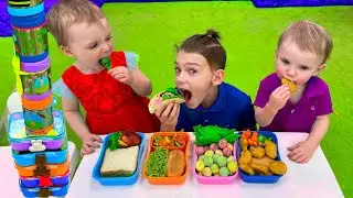 Five Kids The Lunch Song Nursery Rhymes & Kids Songs