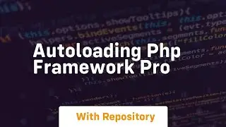 Autoloading php framework pro