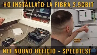 LA FIBRA 2.5 gigabit nell'UFFICIO NUOVO. INSTALLAZIONE e SPEEDTEST PLAY da MOTO Edge 30 neo