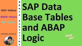 All SAP Table Videos Combo Video || SAP Tables for storing the data base and self-learning || SAP