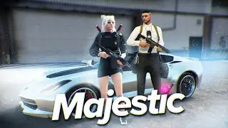 УГОНЩИЦА УЧИТ ХОРОШЕГО КОПА САЖАТЬ В ТЮРЬМУ в GTA RP / MAJESTIC RP