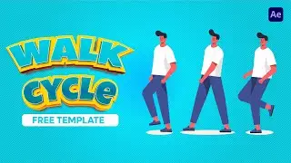 Learn Walk Cycle Animation in After Effects (Beginner tutorial)