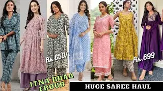 Trendy *women* Summer Long Anarkali Haul😱|| Omg 😨 Ye Kya Mangwa liya Maine||Under Rs.? 😩|| Ghtiya 😡