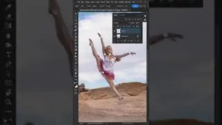 Change Body Position Easily using Puppet Warp Tool #shorts #photoshop #tutorial #madewithphotoshop