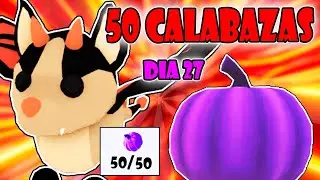 COMO CONSEGUIR LAS 50 CALABAZAS MORADAS DE ADOPT ME ROBLOX