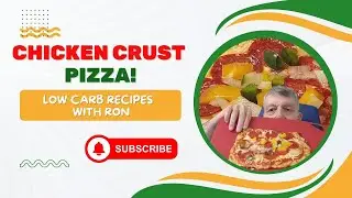 Chicken Crust Pizza from a Can of Chicken Breast Welcome to Low Carb Recipes with Ron