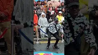 Sayausee & CamtheDancer IN THE RAIN at TURFinc RedBull Dance Your Style Oakland #shorts #redbull