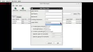Using the GUI to Manage Users and Groups