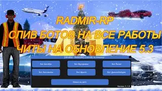 РАДМИР РП | СЛИВ БОТОВ НА ВСЕ РАБОТЫ 2.0 | 500К В ЧАС | 5.3