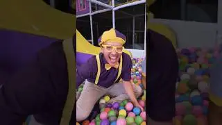 Blippi VS Meekah! Opposite Day Ball Pit Challenge! #shorts #blippi #meekah