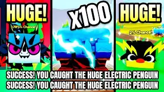 Breaking x100 Elemental Boss Chests For Huge Pets in Pet Simulator 99