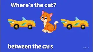 Where is it? Prepositions of place | On, between, above, near, behind, in front of | Song for kids