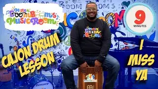 How to Play the Cajon Drum for Kids & Beginners with Mister Boom Boom | I Miss Ya Song