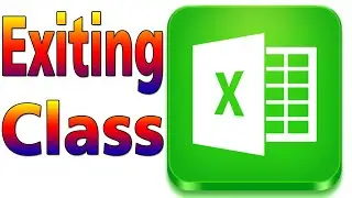 Exiting Class work in MS Excel | Exiting Class work in excel| By Zeegoals