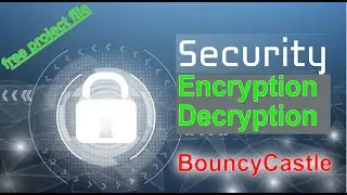 Asymmetric encryption / decryption in .NET using BouncyCastle (free project file included)