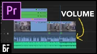 Turn Audio Volume Up and Down - Premiere Tutorial