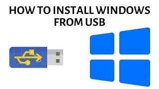 Make Windows Bootable USB | Install Windows 10 from USB