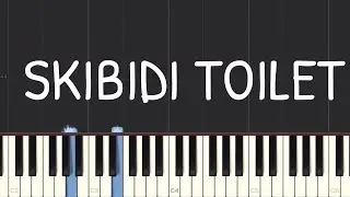 SKIBIDI TOILET MEME SONG - Piano Tutorial | Medium