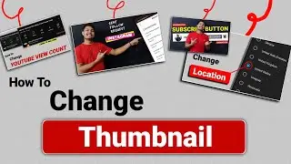 How to Add or Change THUMBNAILS on YouTube Video 2022