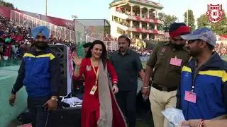 Preity Zinta interacts with the KXIP family