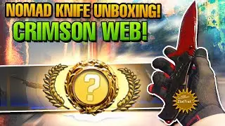 CS:GO KNIFE UNBOXING - Nomad Knife | Crimson Web Stattrak [OPERATION SHATTERED WEB CASE OPENING]