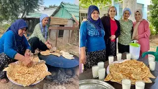 amazing delicious wood fire village food with wild grass my mum village house tour