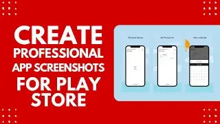 How To Create Awesome-looking Screenshots For the play store & app store | Tricky4you