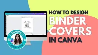 Canva Binder Cover  and Spine Insert Design