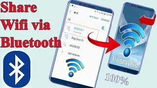 Share Wifi via  bluetooth | share wifi from phone to phone